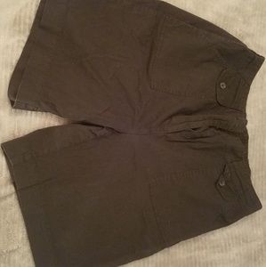 Black bermuda shorts